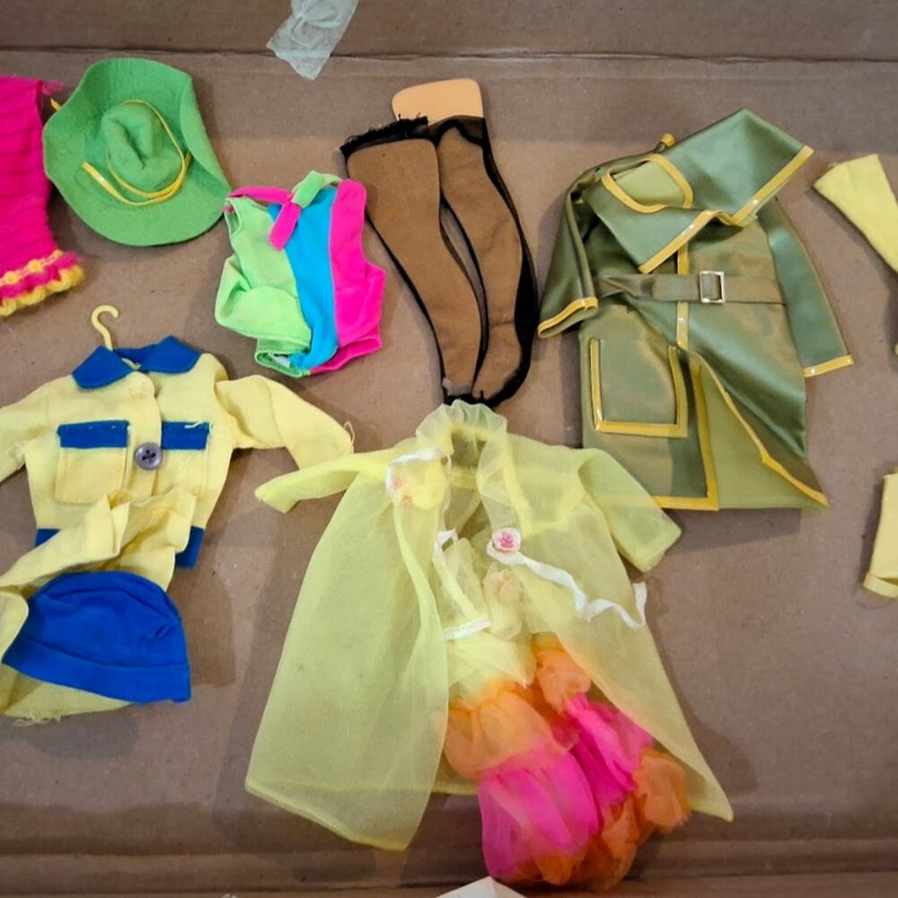 Vintage lot of Barbie clothes